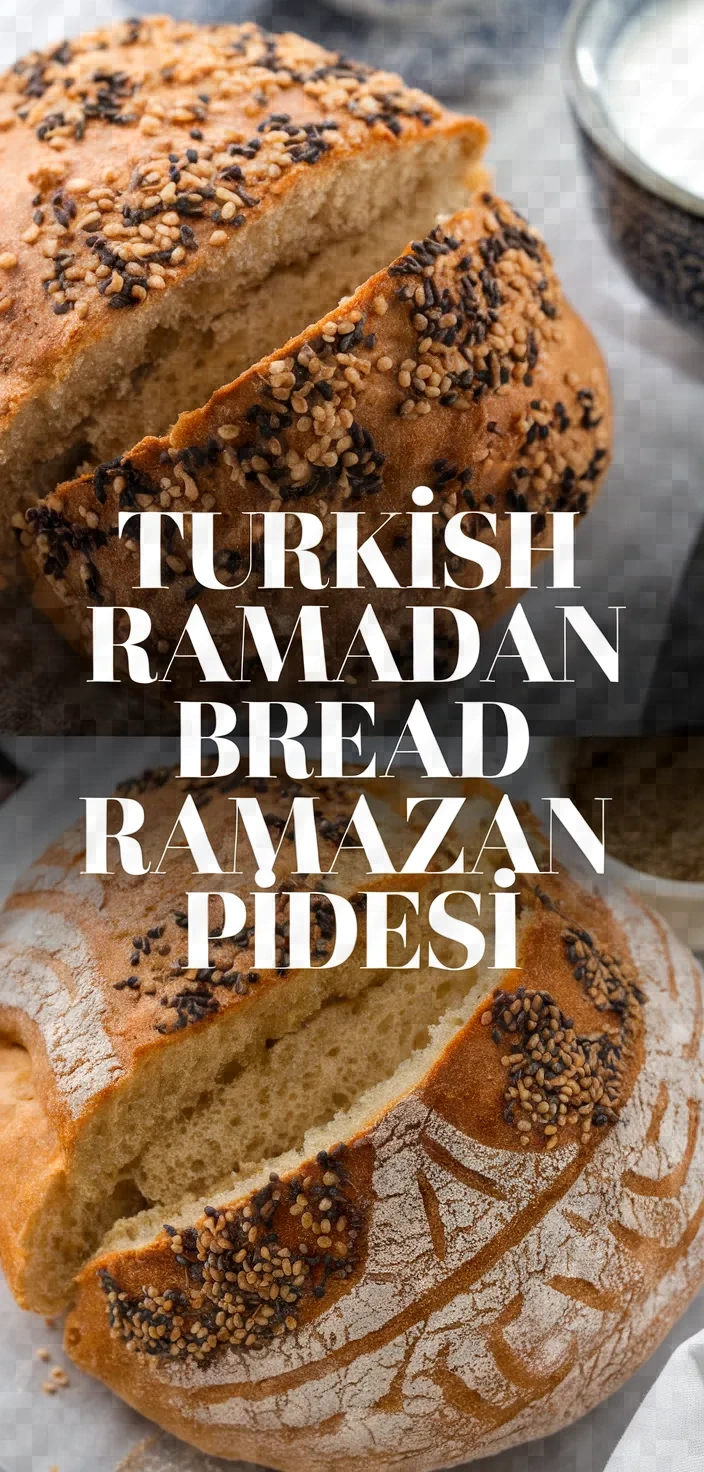 Turkish Ramadan Bread Ramazan Pidesi Recipe