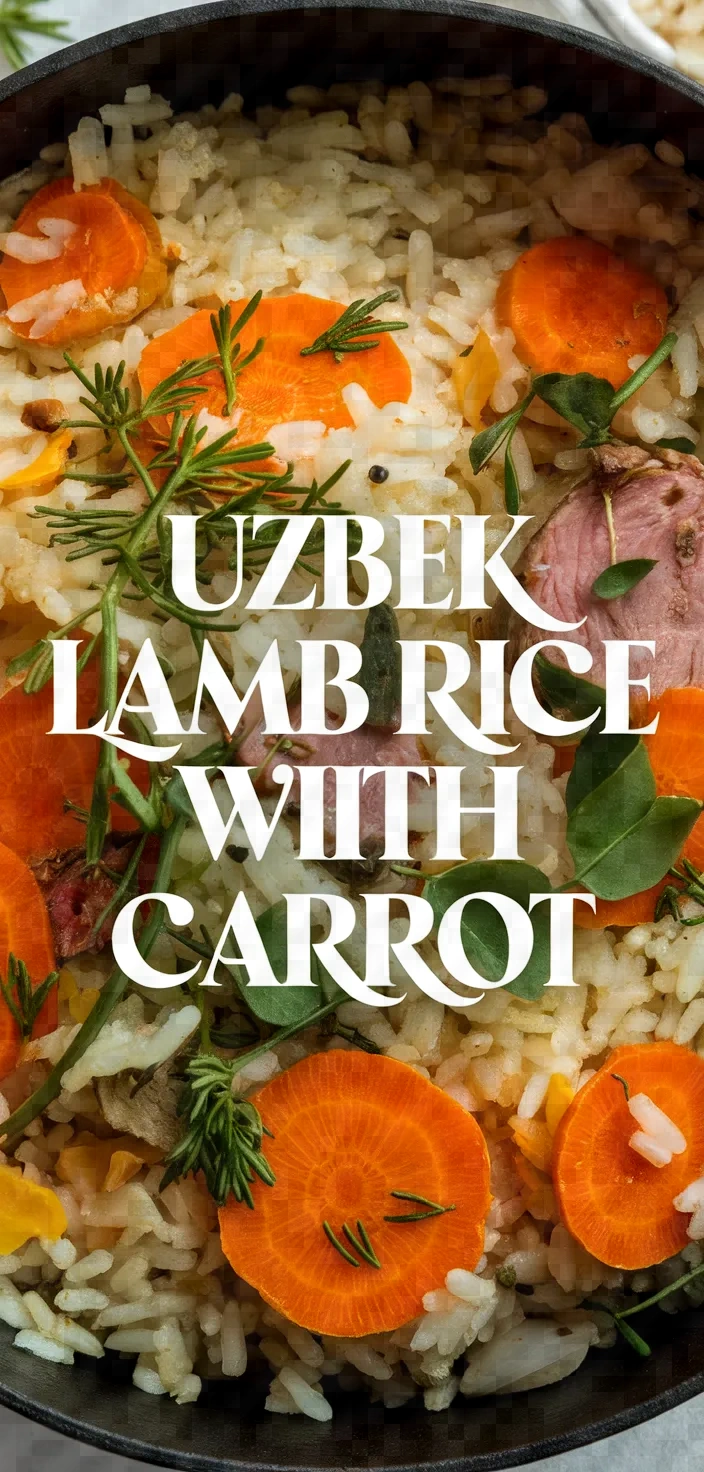 Uzbek Plov Rice With Lamb Carrot Recipe