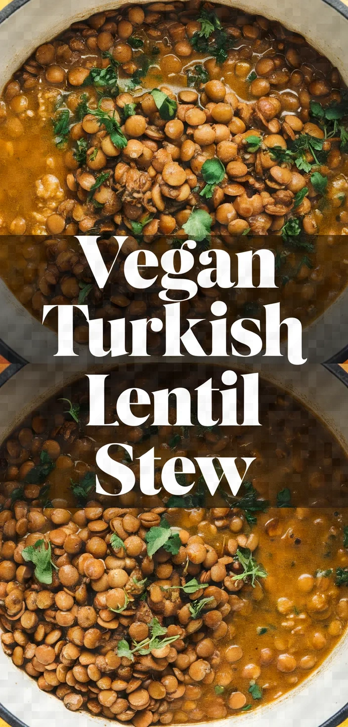 Vegan Turkish Lentil Stew Recipe