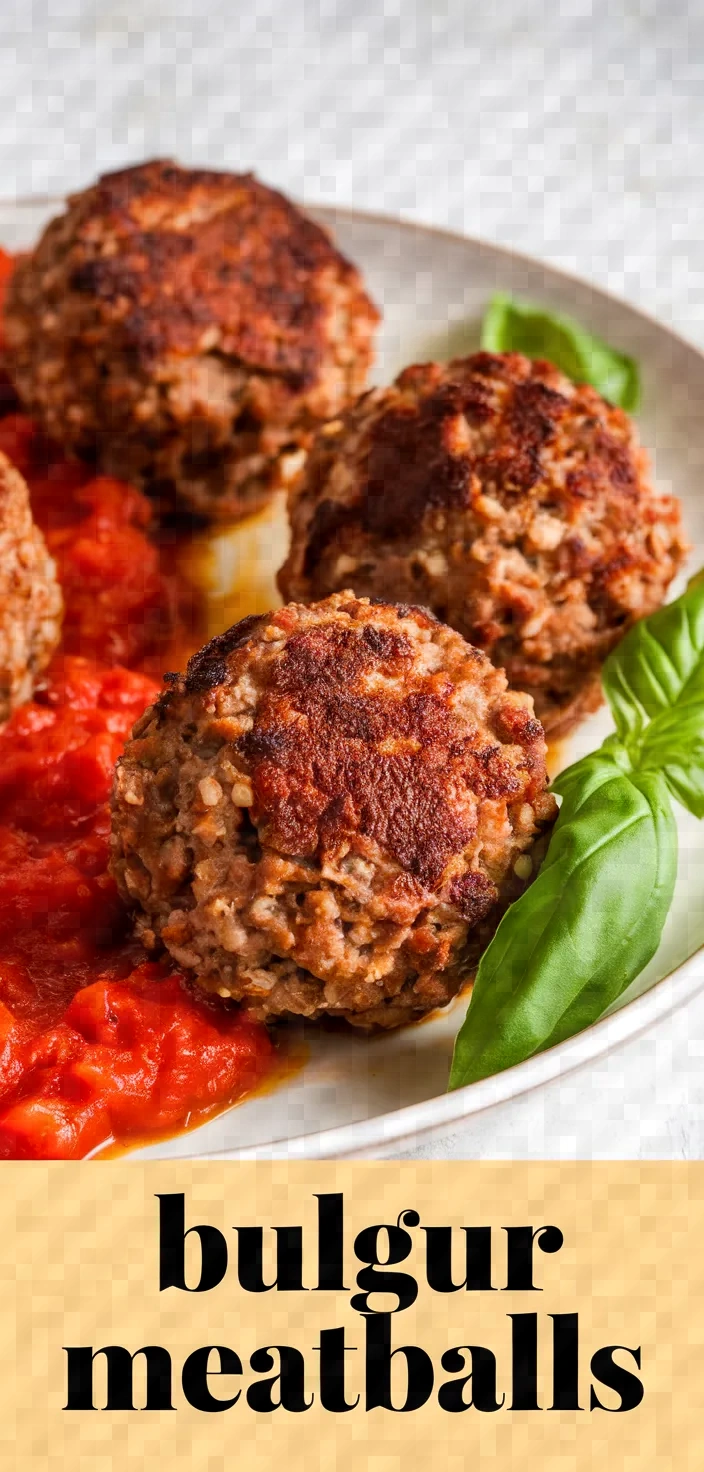 Bulgur Meatballs Recipe