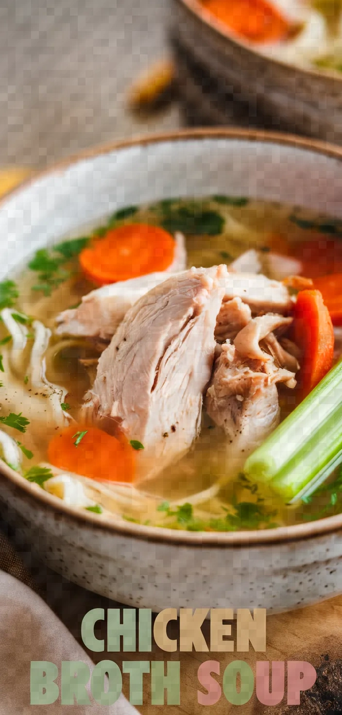 Chicken Broth Soup Recipe