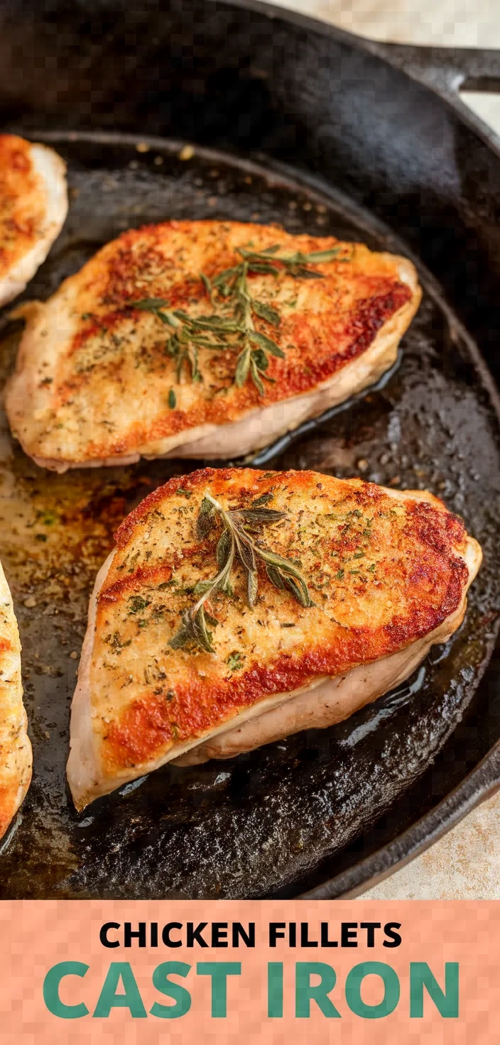 Chicken Fillets On Cast Iron Recipe