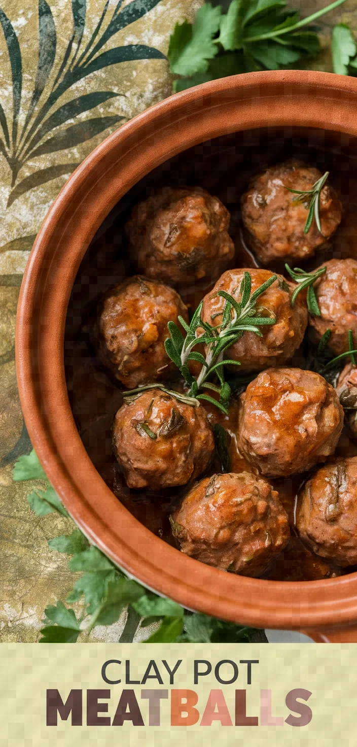 Clay Pot Meatballs Recipe