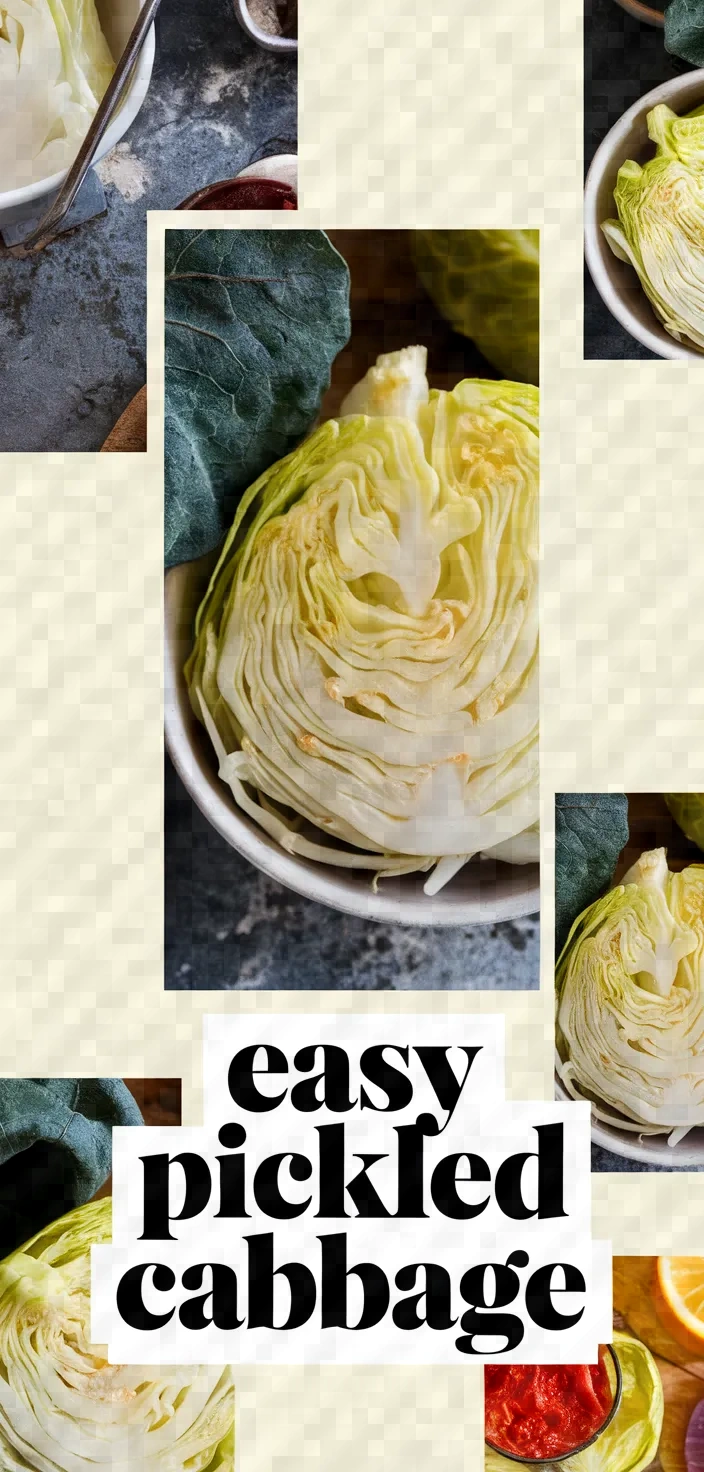 A photo of Easy Pickled Cabbage Recipe