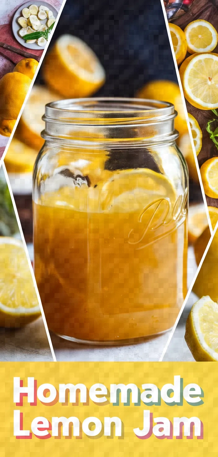 A photo of Homemade Lemon Jam Recipe