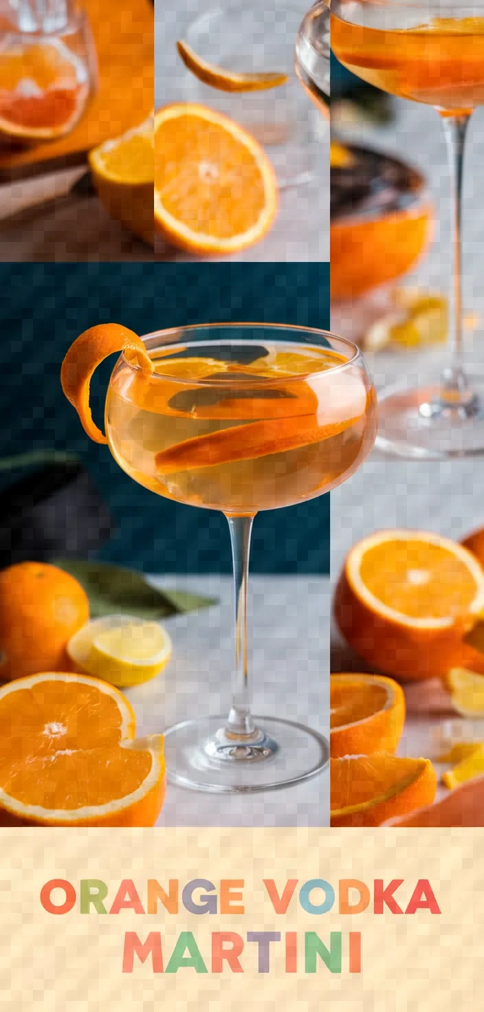 A photo of Orange Vodka Martini Recipe