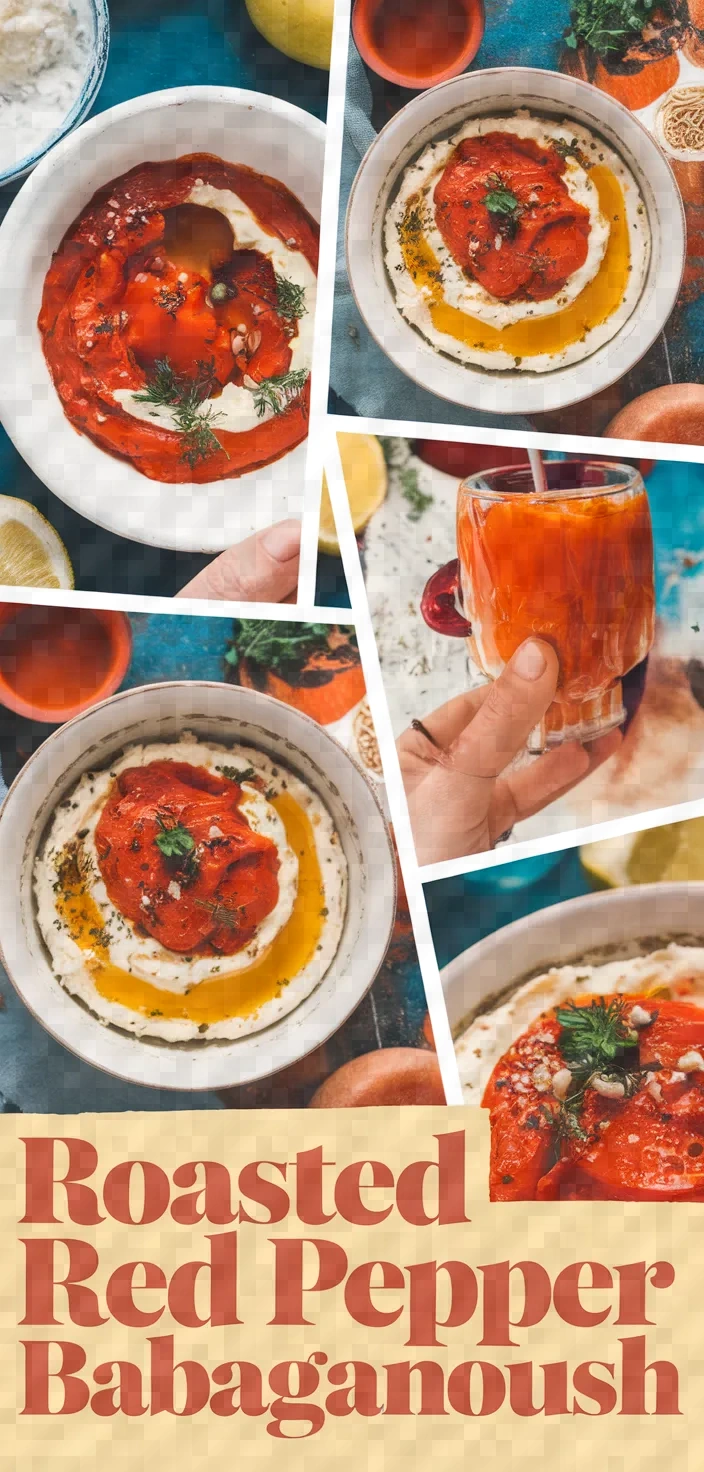 A photo of Roasted Red Pepper Babaganoush Recipe