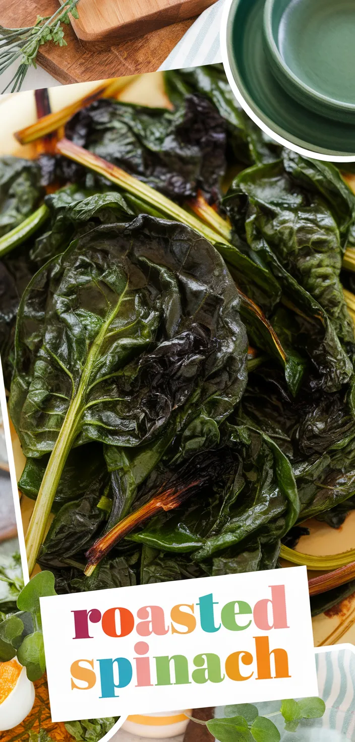 A photo of Roasted Spinach Recipe