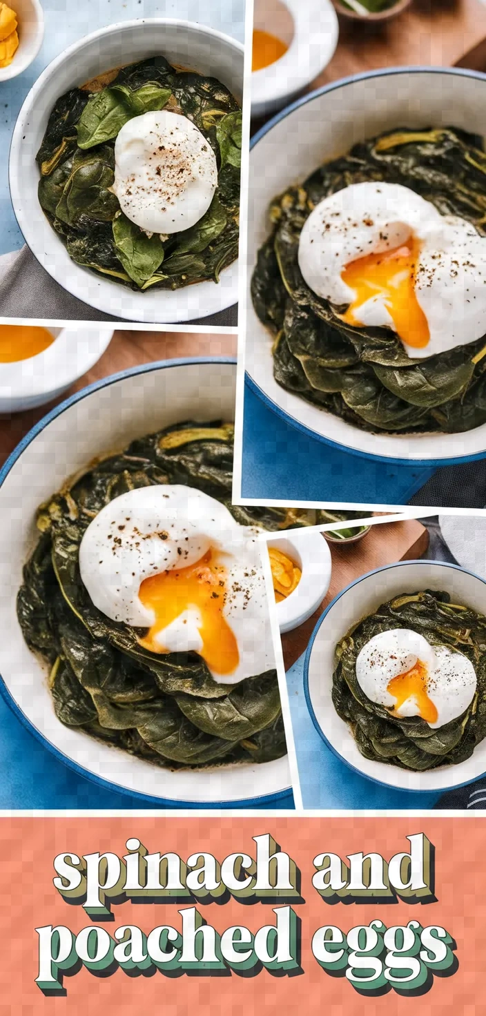 A photo of Spinach And Poached Eggs Recipe