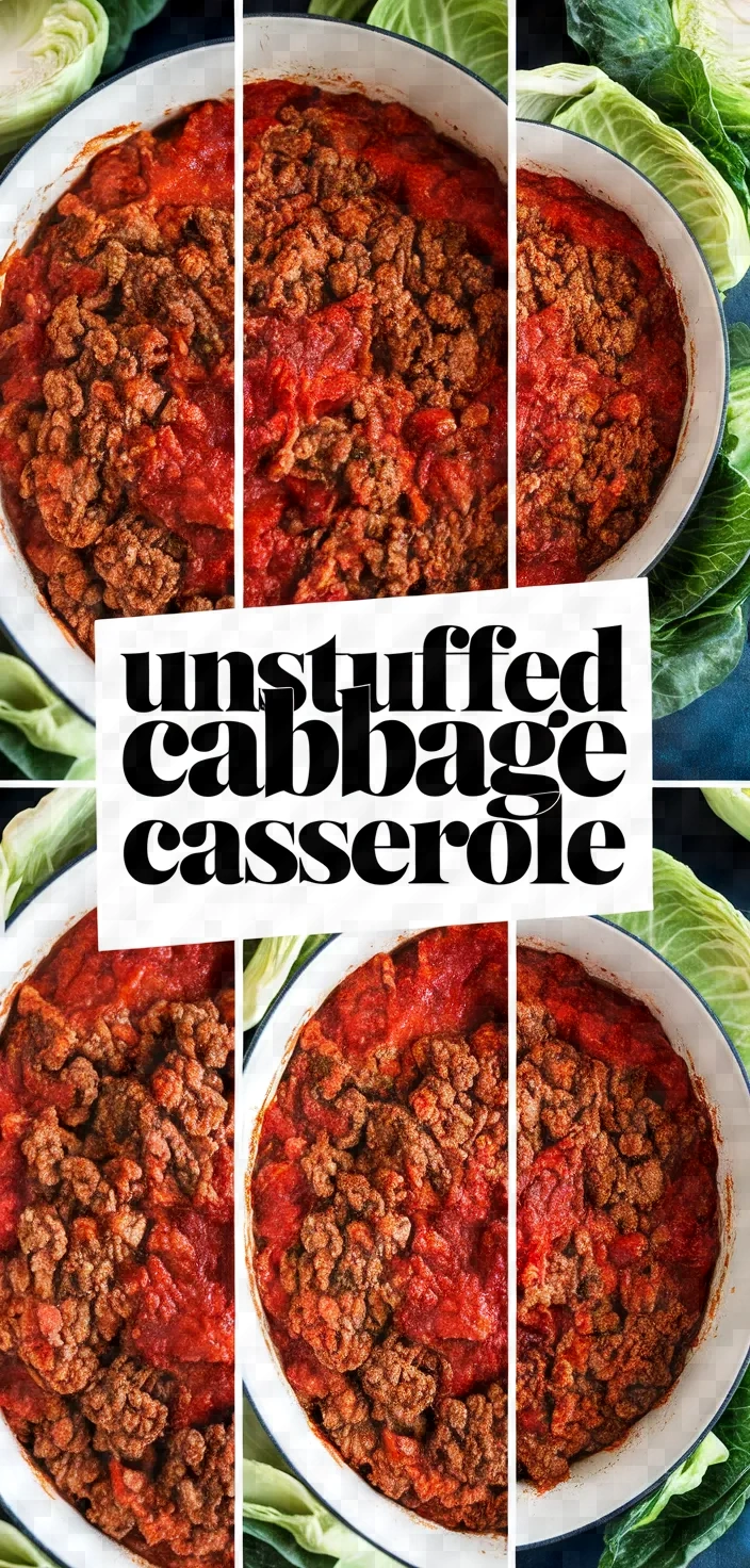 A photo of Unstuffed Cabbage Casserole Recipe
