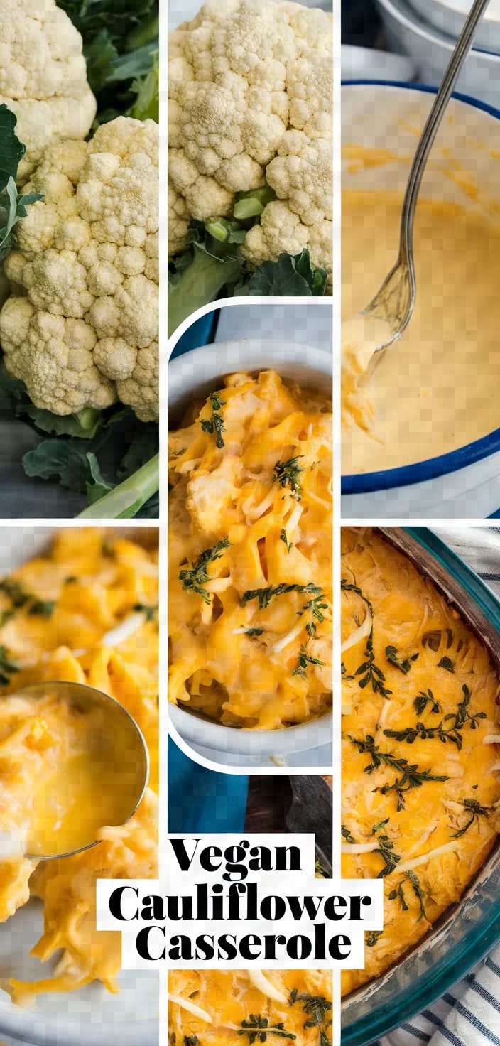 A photo of Vegan Cauliflower Casserole Recipe