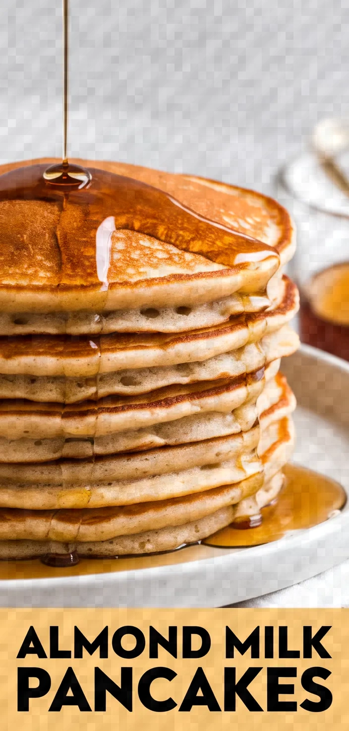 Fluffy Almond Milk Pancakes Recipe