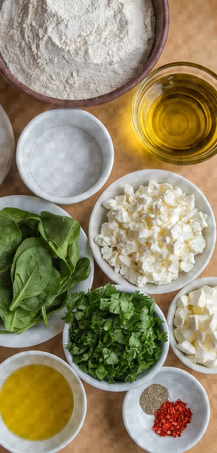 Ingredients photo for Homemade Gozleme Recipe