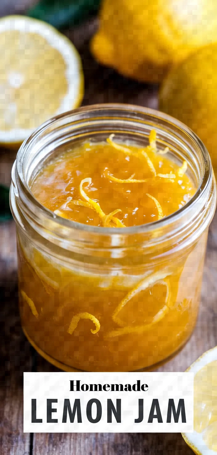Homemade Lemon Jam Recipe