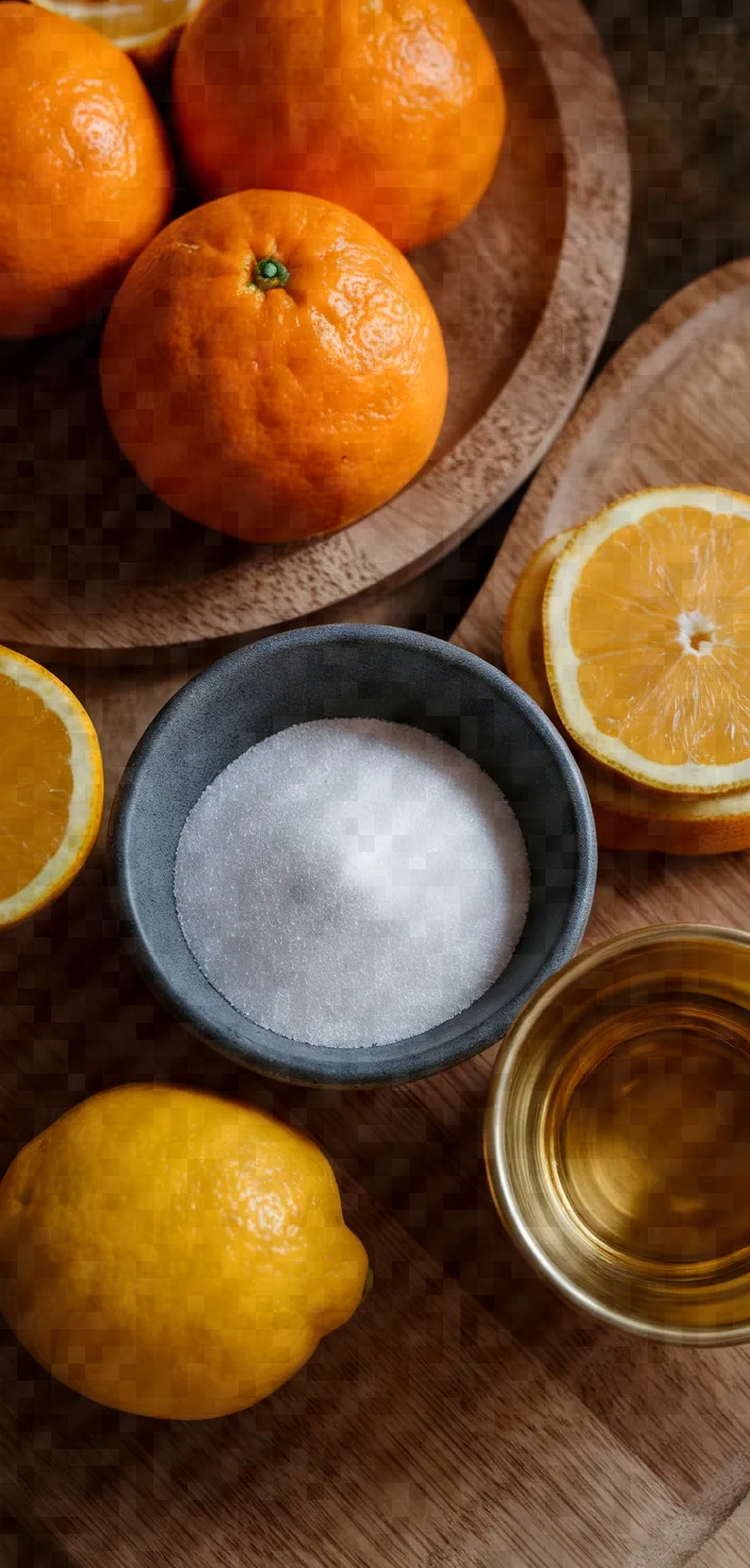 Ingredients photo for Homemade Orange Jam Recipe