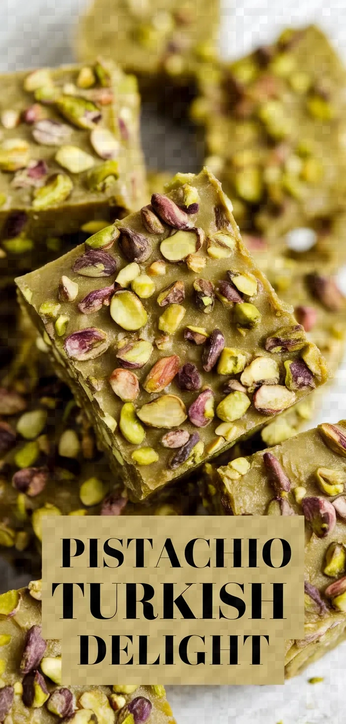 Photo of Homemade Pistachio Turkish Delight Recipe