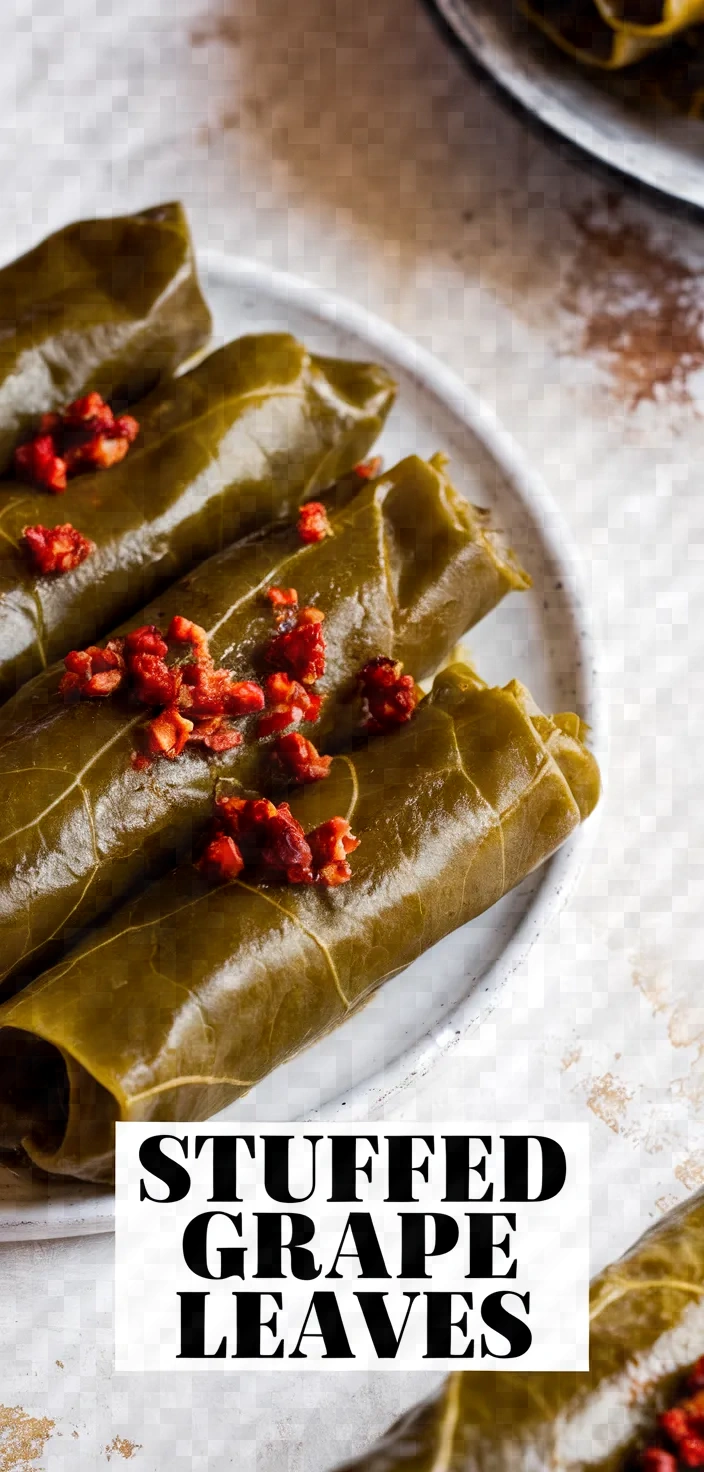 Meatless Stuffed Grape Leaves Recipe