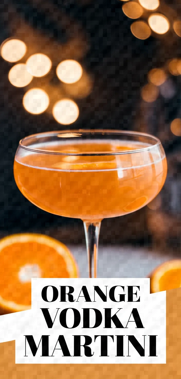 Orange Vodka Martini Recipe