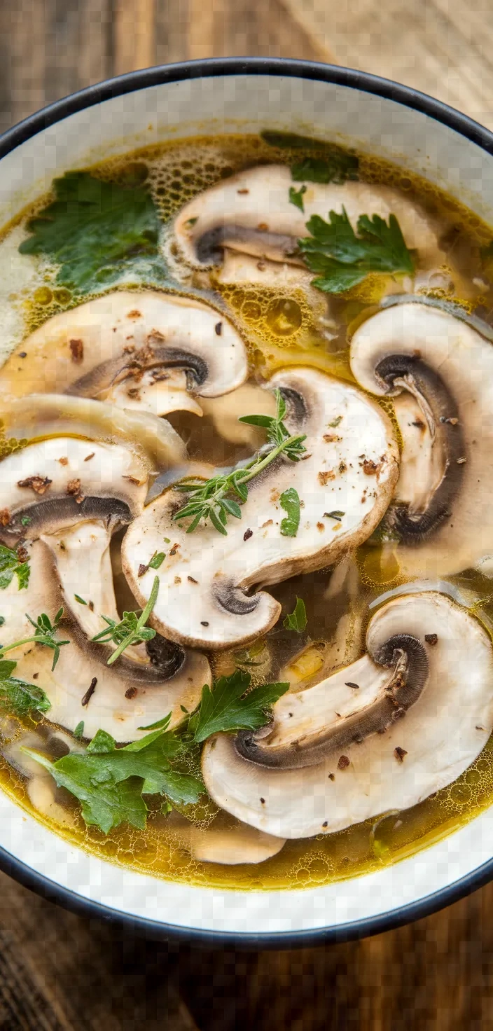 Ingredients photo for Oyster Mushroom Soup Recipe