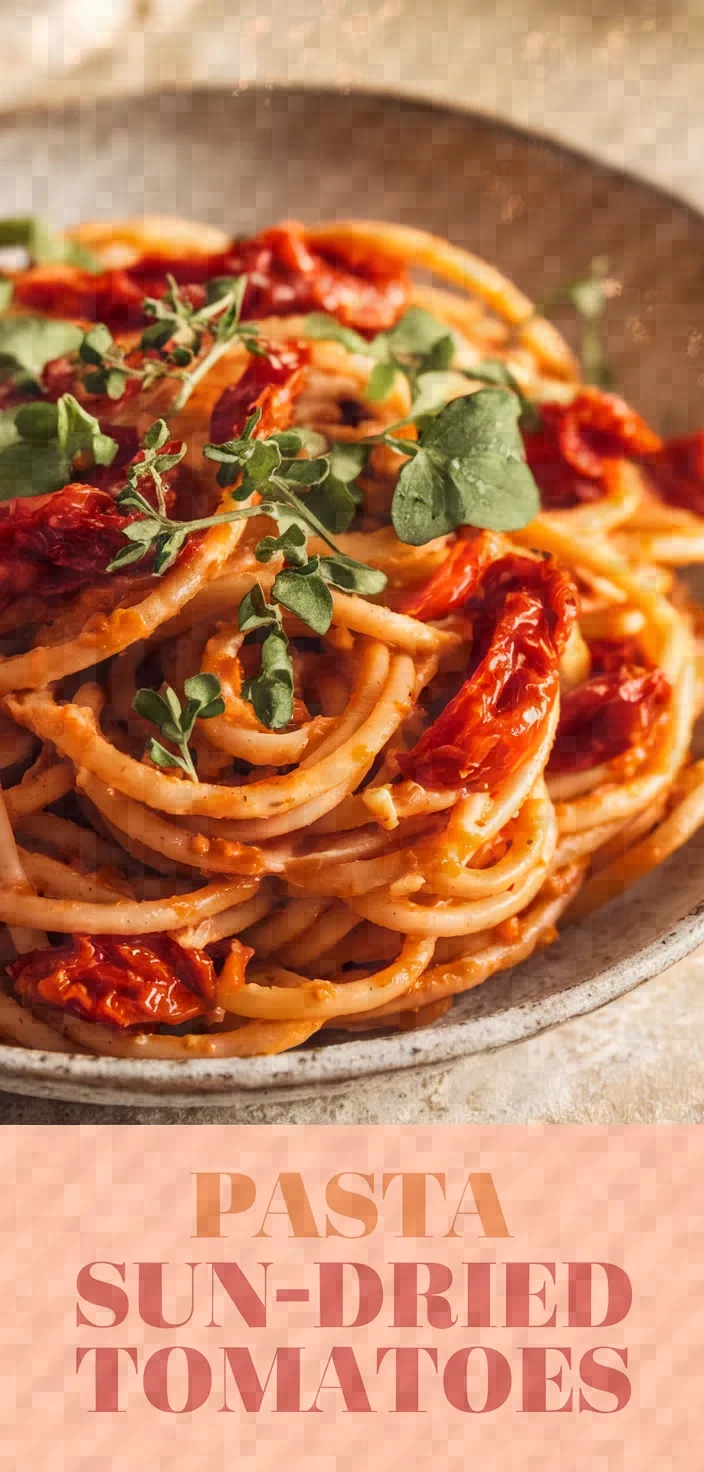 Pasta With Sun Dried Tomatoes Recipe