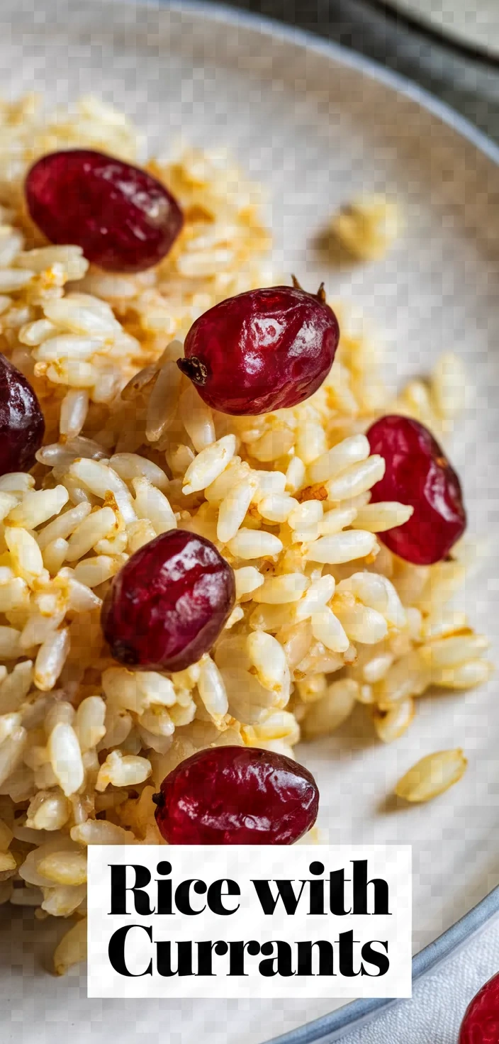 Rice With Currants Recipe