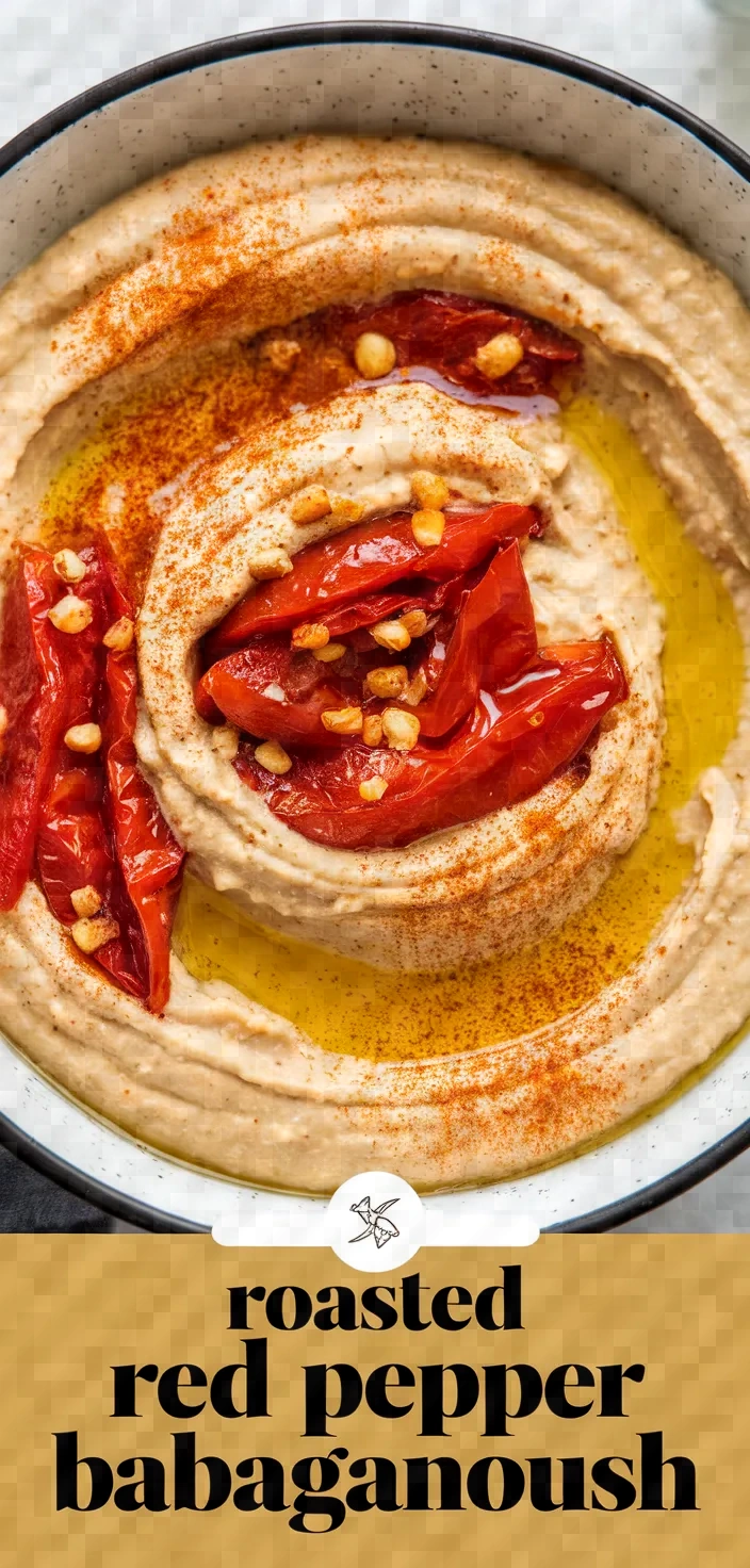 Roasted Red Pepper Babaganoush Recipe