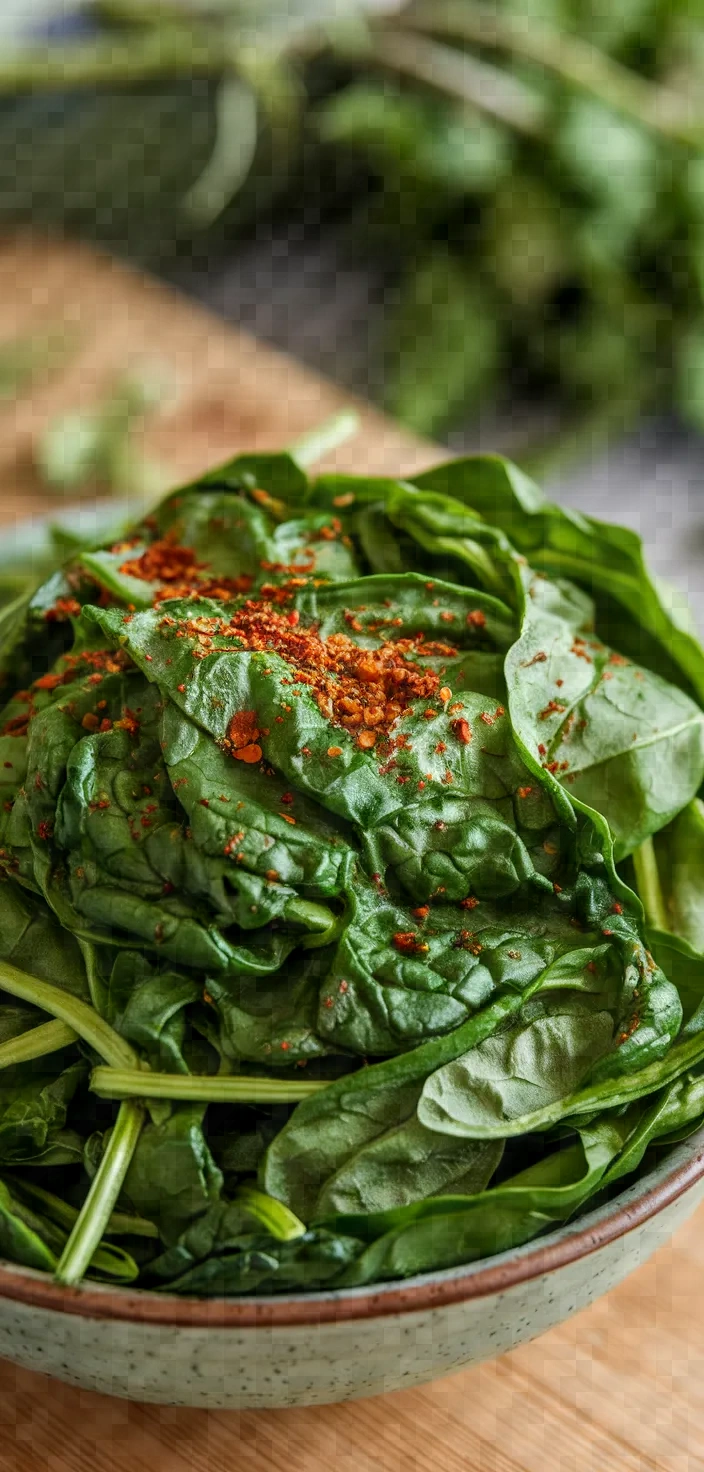 Ingredients photo for Roasted Spinach Recipe