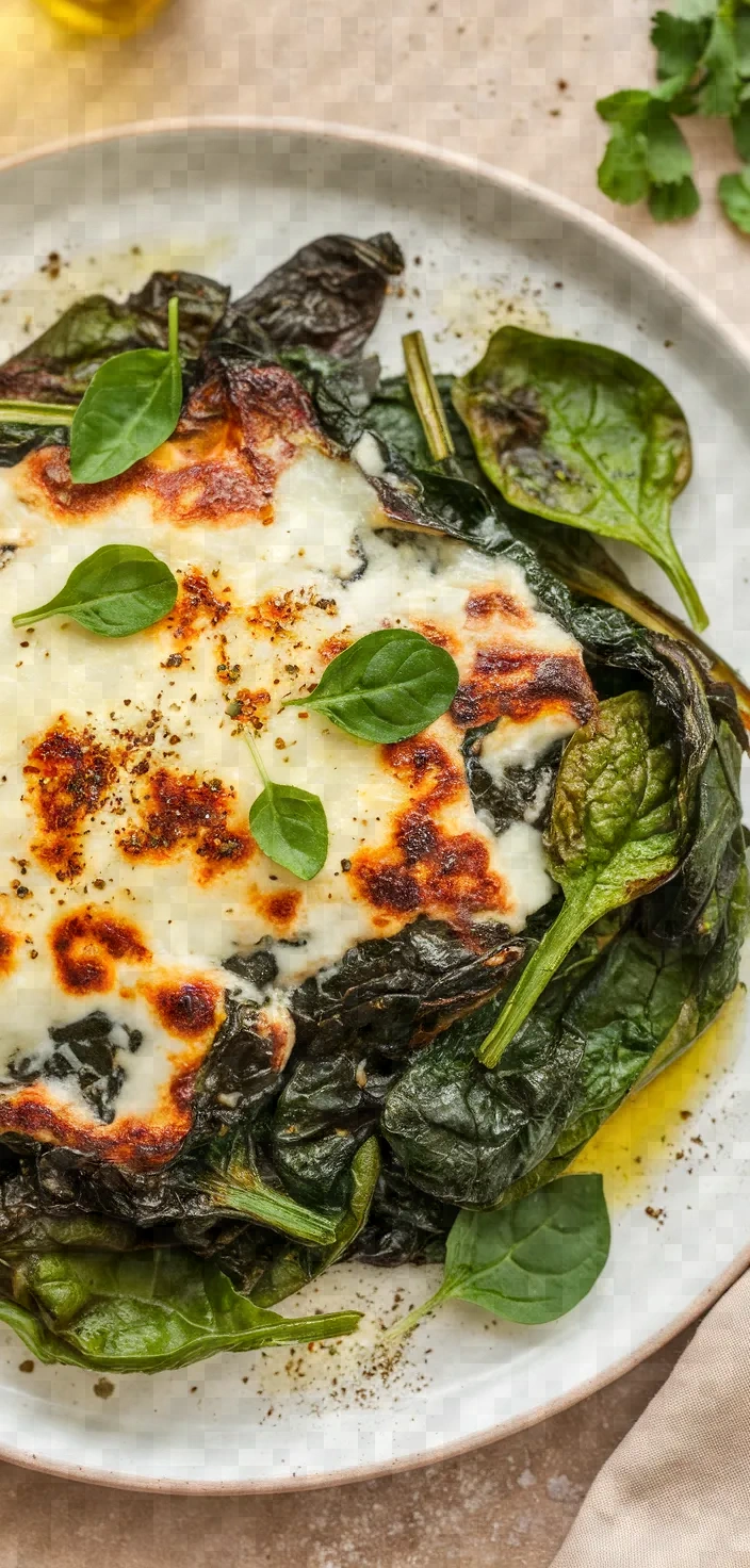 Roasted Spinach Recipe