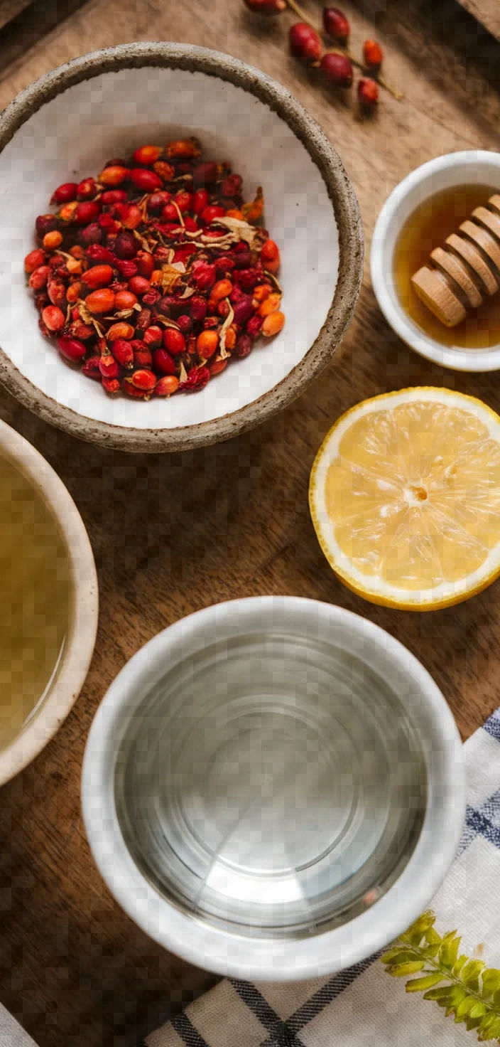 Ingredients photo for Rosehip Tea Recipe