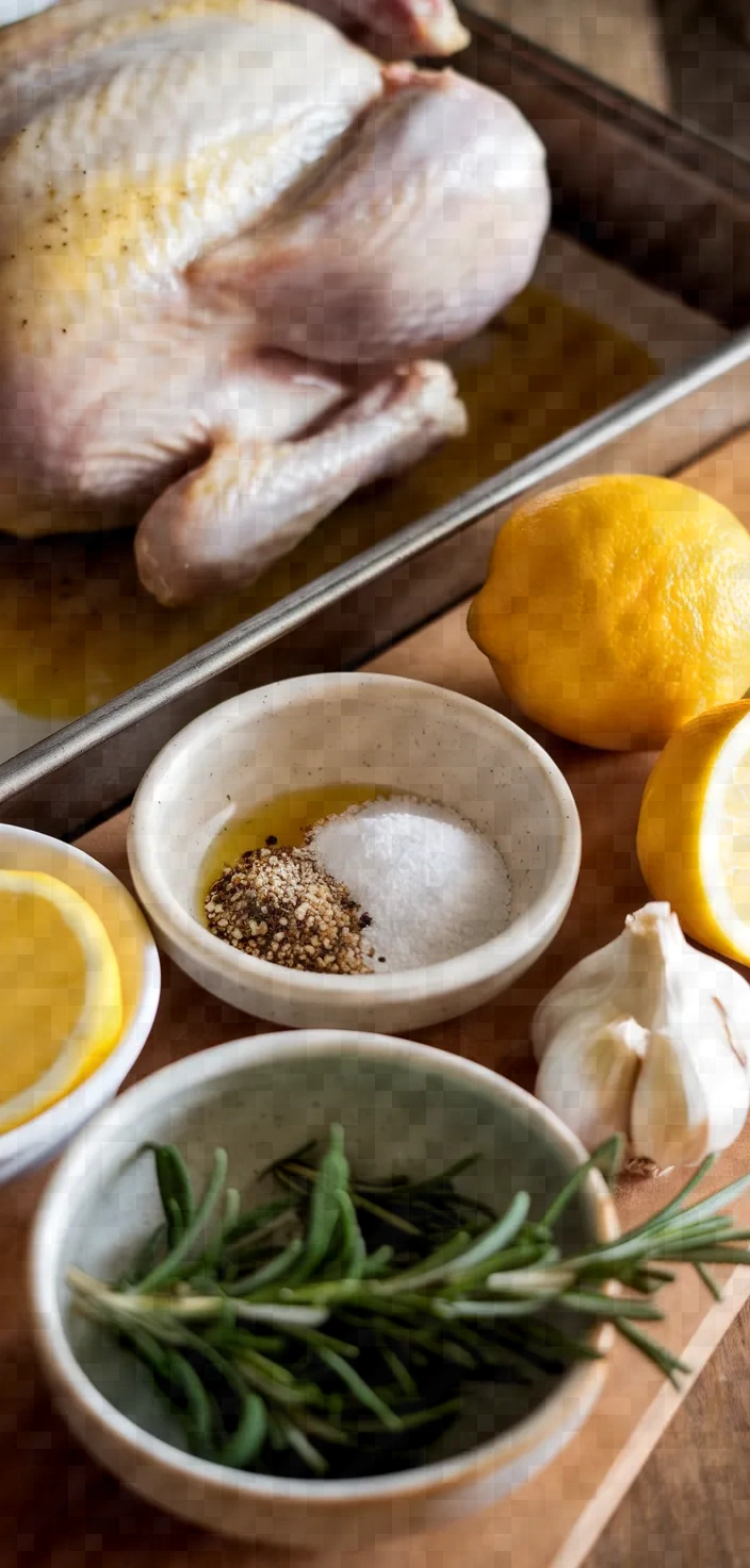 Ingredients photo for Simple Roasted Chicken Recipe