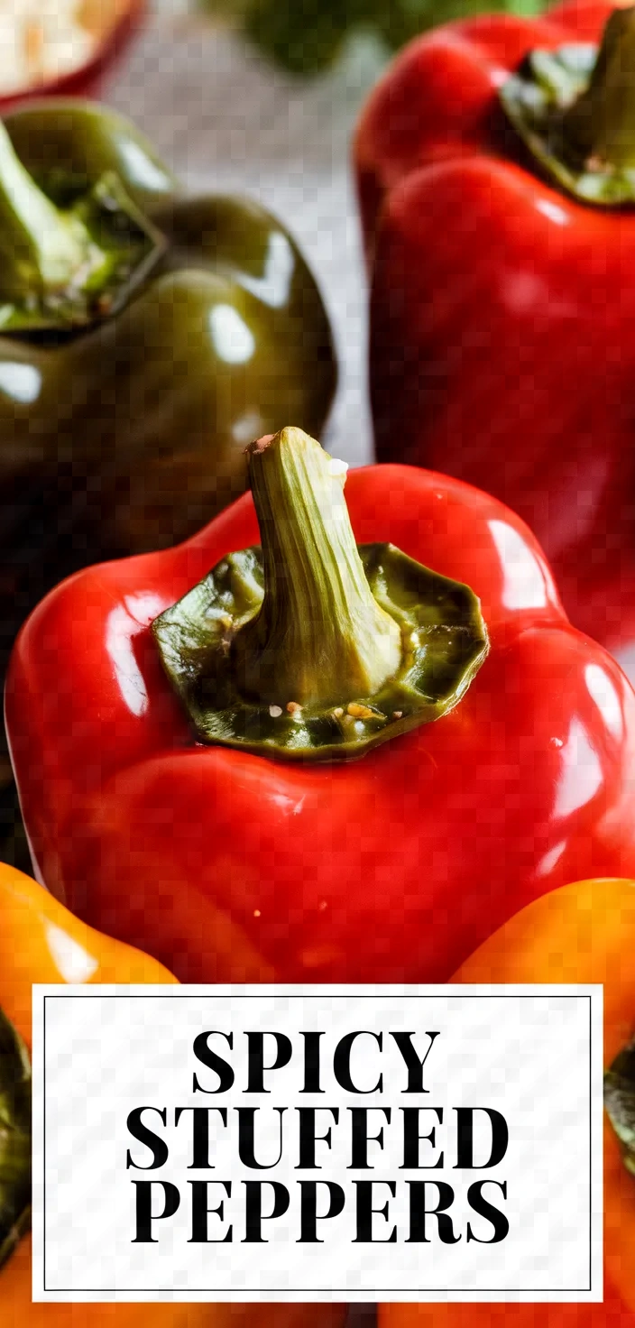 Spicy Stuffed Bell Peppers Recipe
