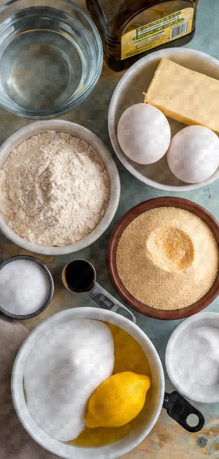 Ingredients photo for Turkish Dessert Tulumba Recipe