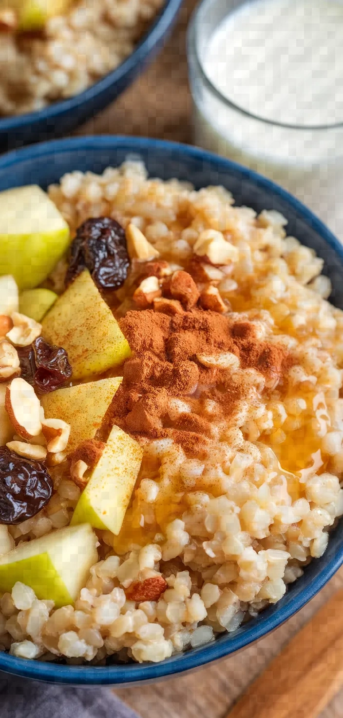 Ingredients photo for Warm Bulgur Breakfast Bowls Recipe