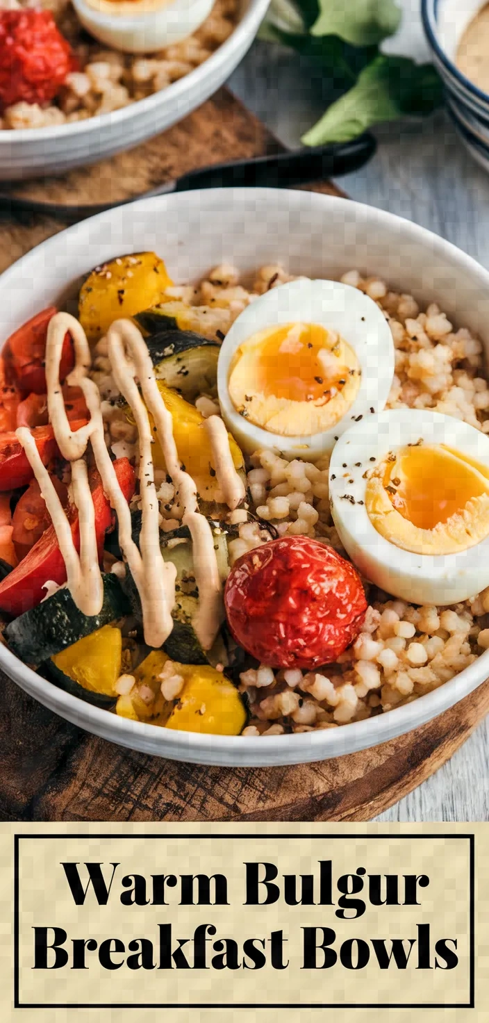 Warm Bulgur Breakfast Bowls Recipe