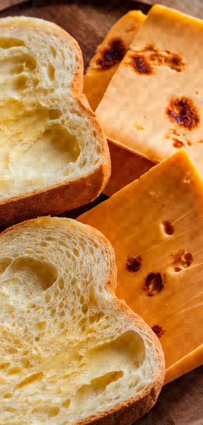 Ingredients photo for Air Fryer Grilled Cheese Sandwich Recipe