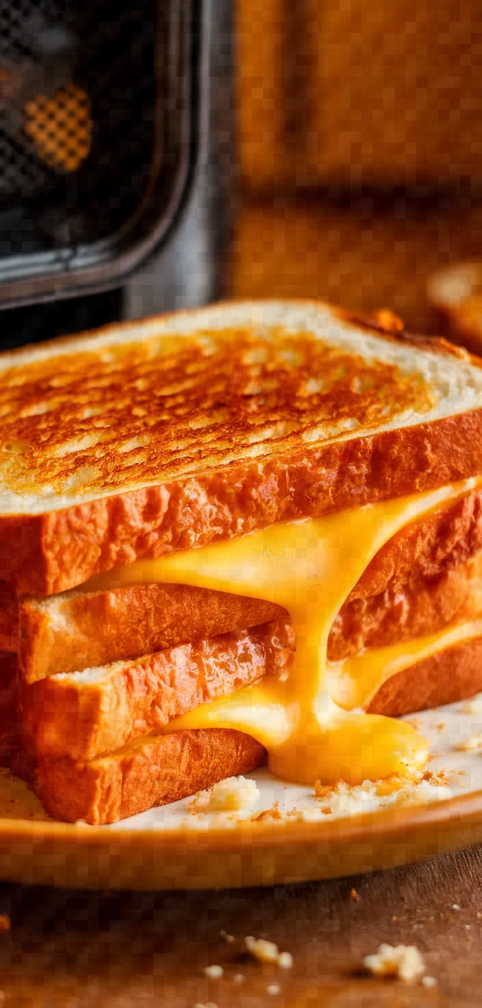 Air Fryer Grilled Cheese Sandwich Recipe