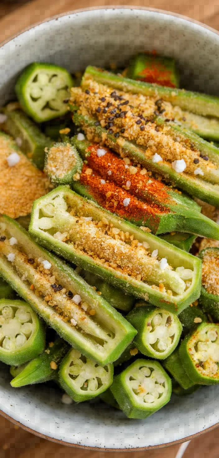 Ingredients photo for Air Fryer Okra Recipe