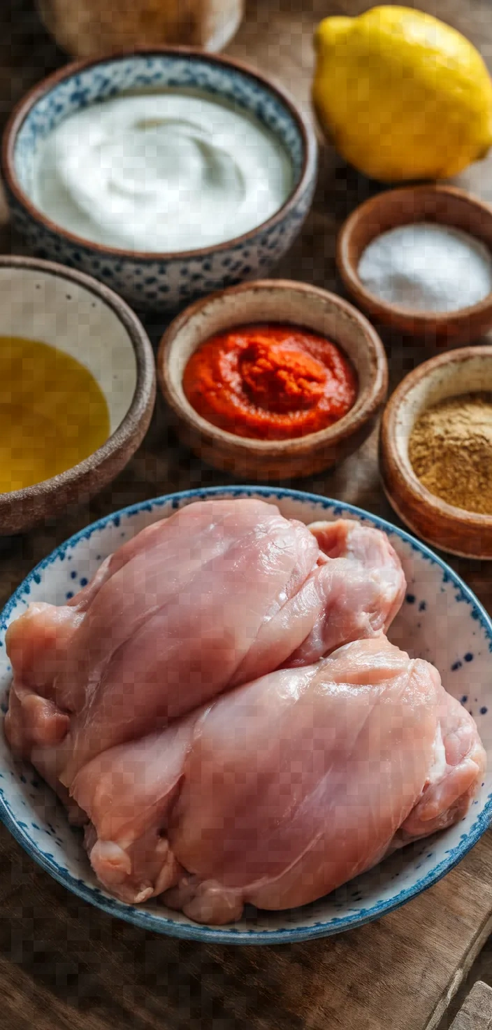 Ingredients photo for Chicken Doner Kebab Tavuk Doner Recipe