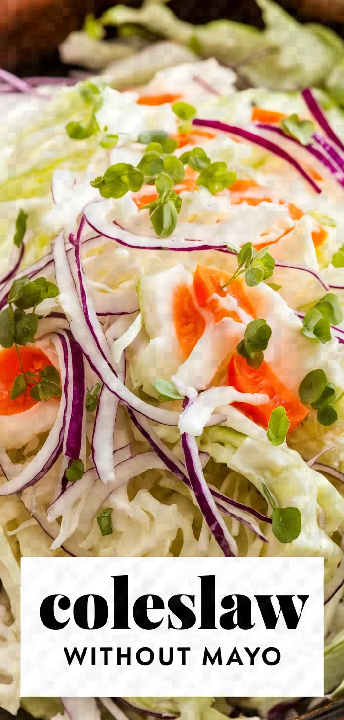 Coleslaw Without Mayo Recipe