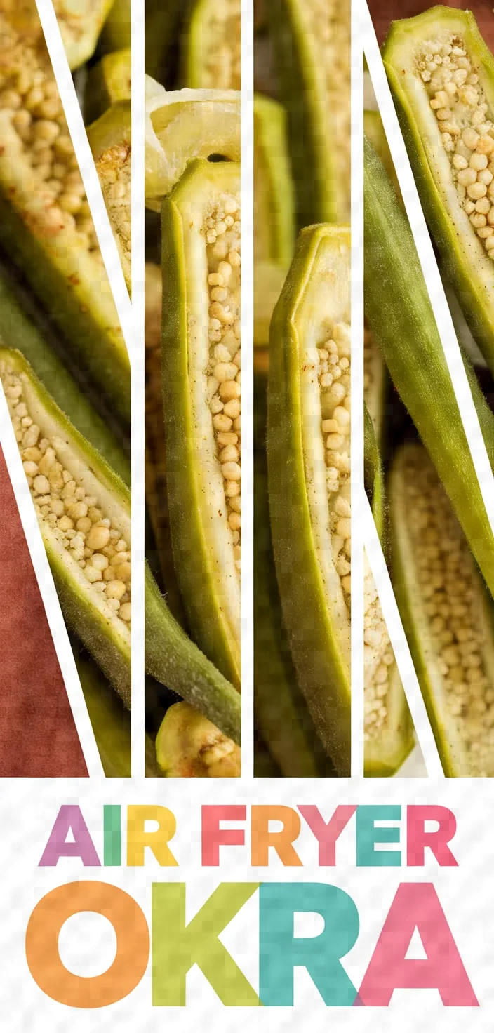 A photo of Air Fryer Frozen Okra Recipe