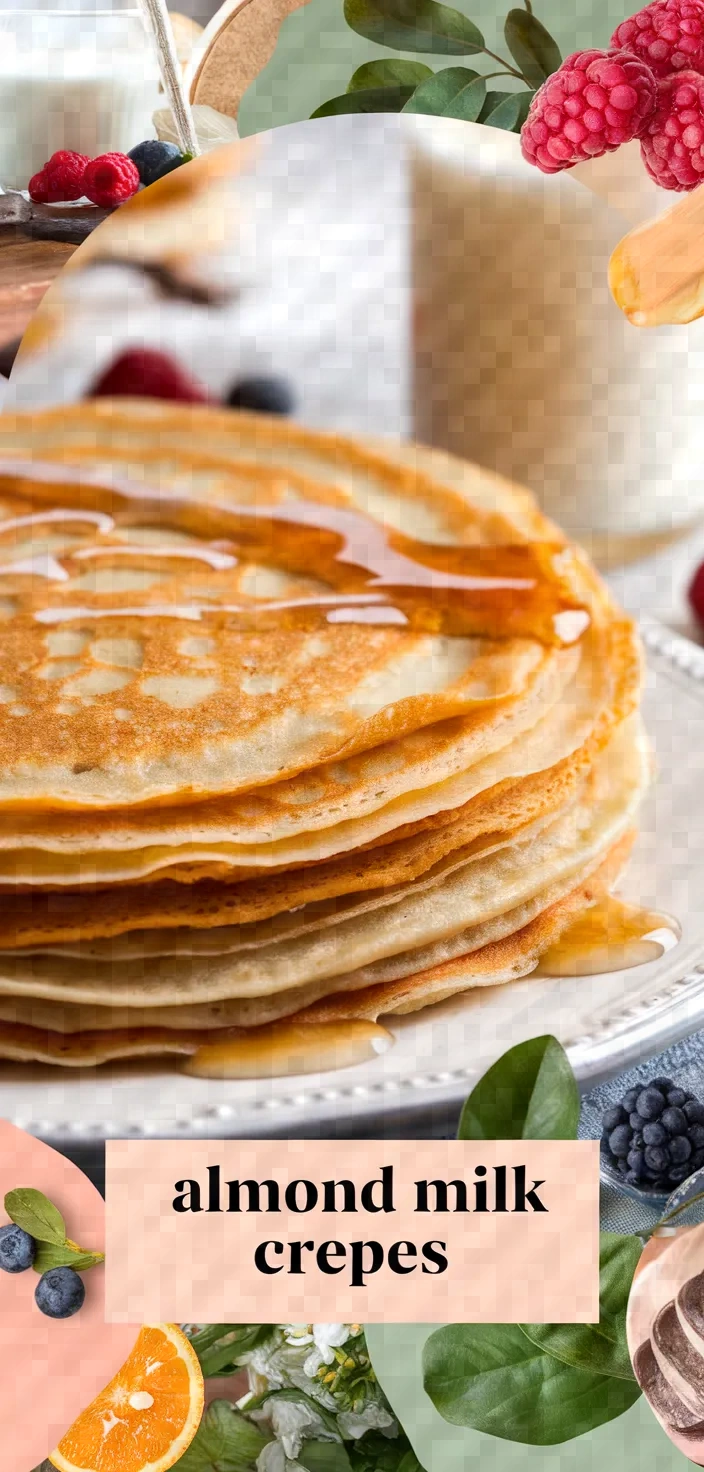 A photo of Almond Milk Crepes Recipe