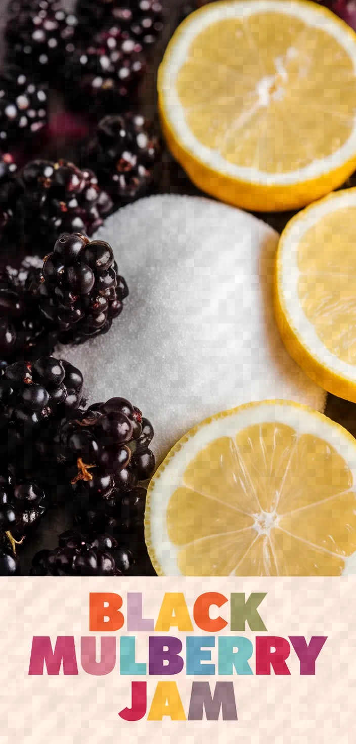 A photo of Black Mulberry Jam Recipe