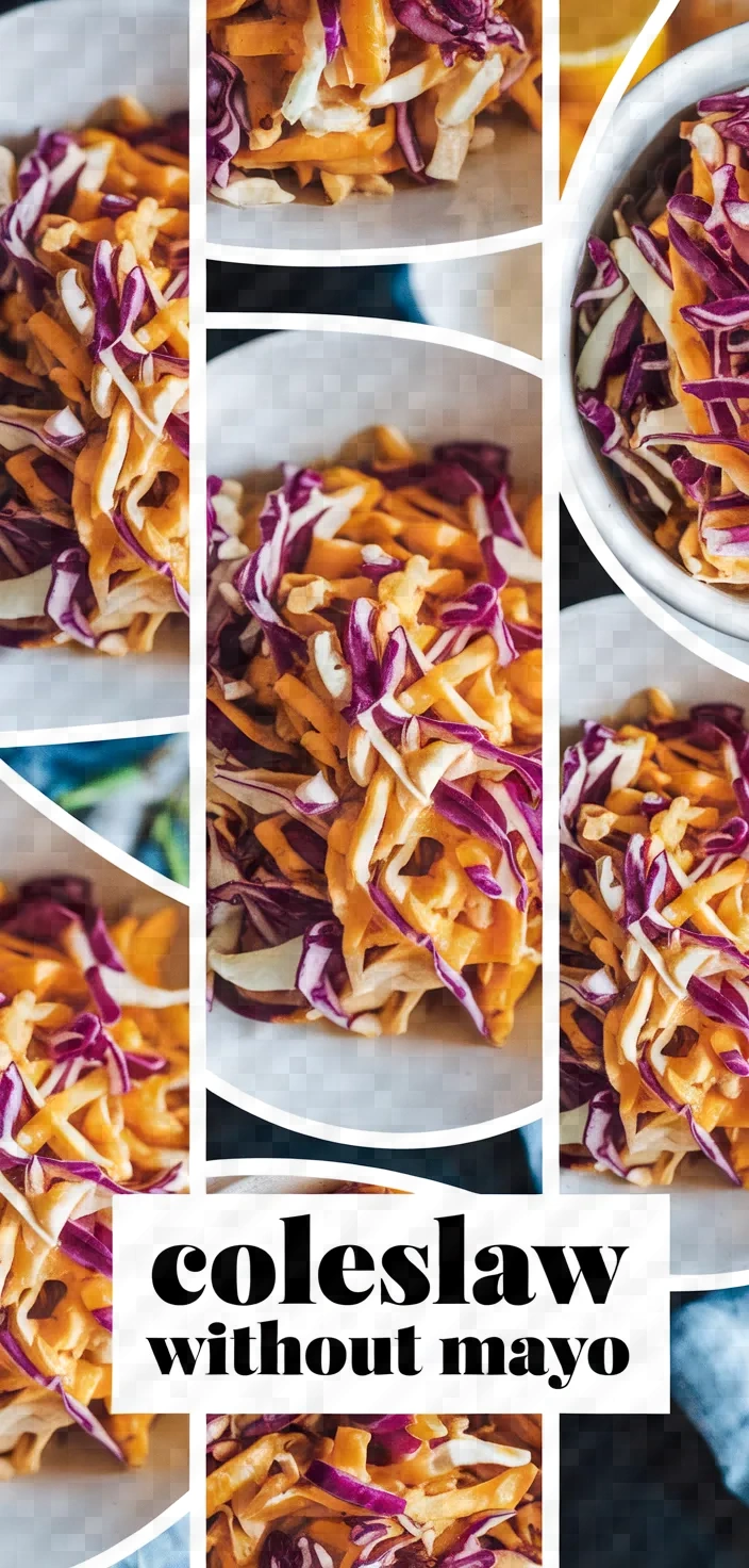 A photo of Coleslaw Without Mayo Recipe