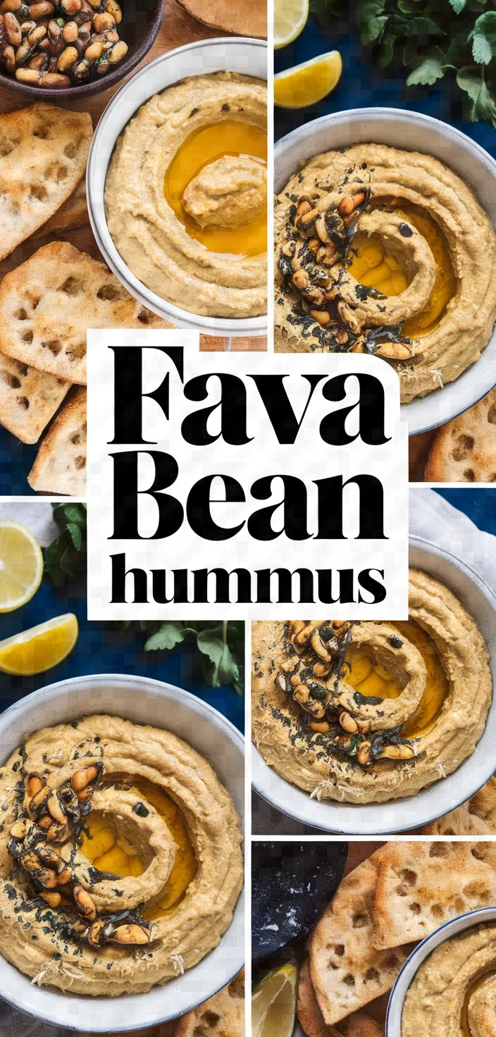 A photo of Dried Fava Bean Dip Hummus Recipe