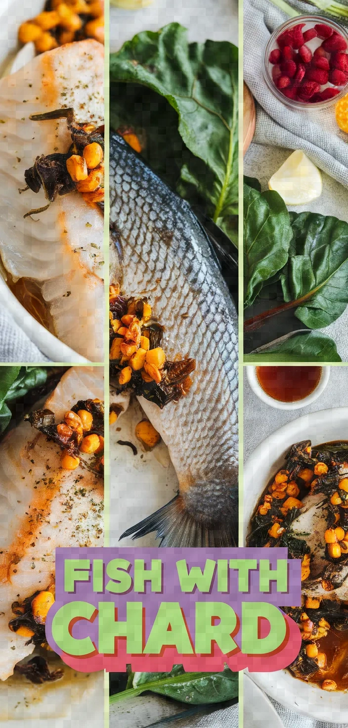 A photo of Fish With Chard Recipe