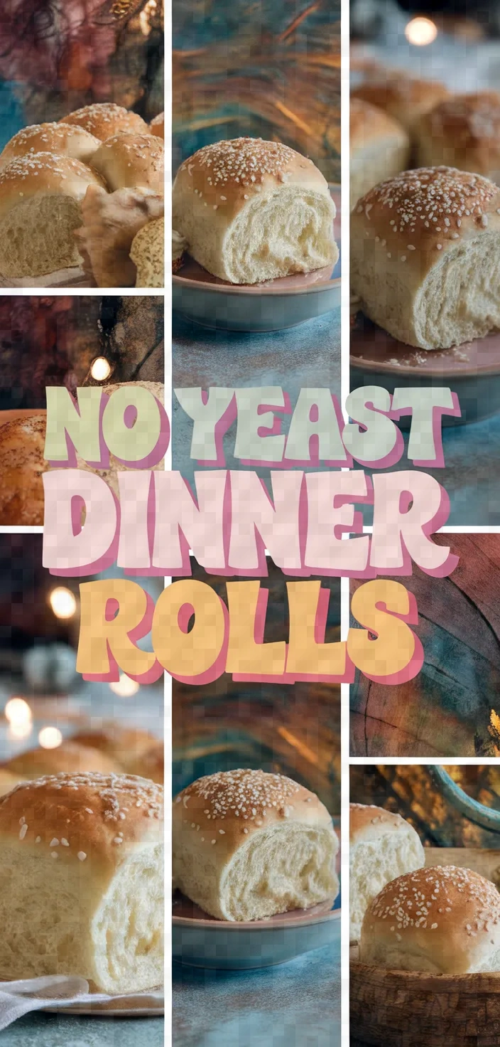 A photo of No Yeast Quick Dinner Rolls Recipe