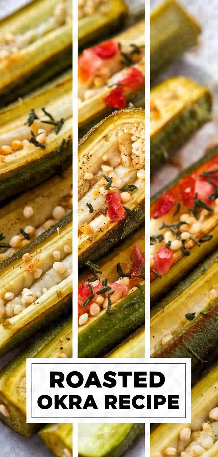 A photo of Oven Roasted Okra Recipe