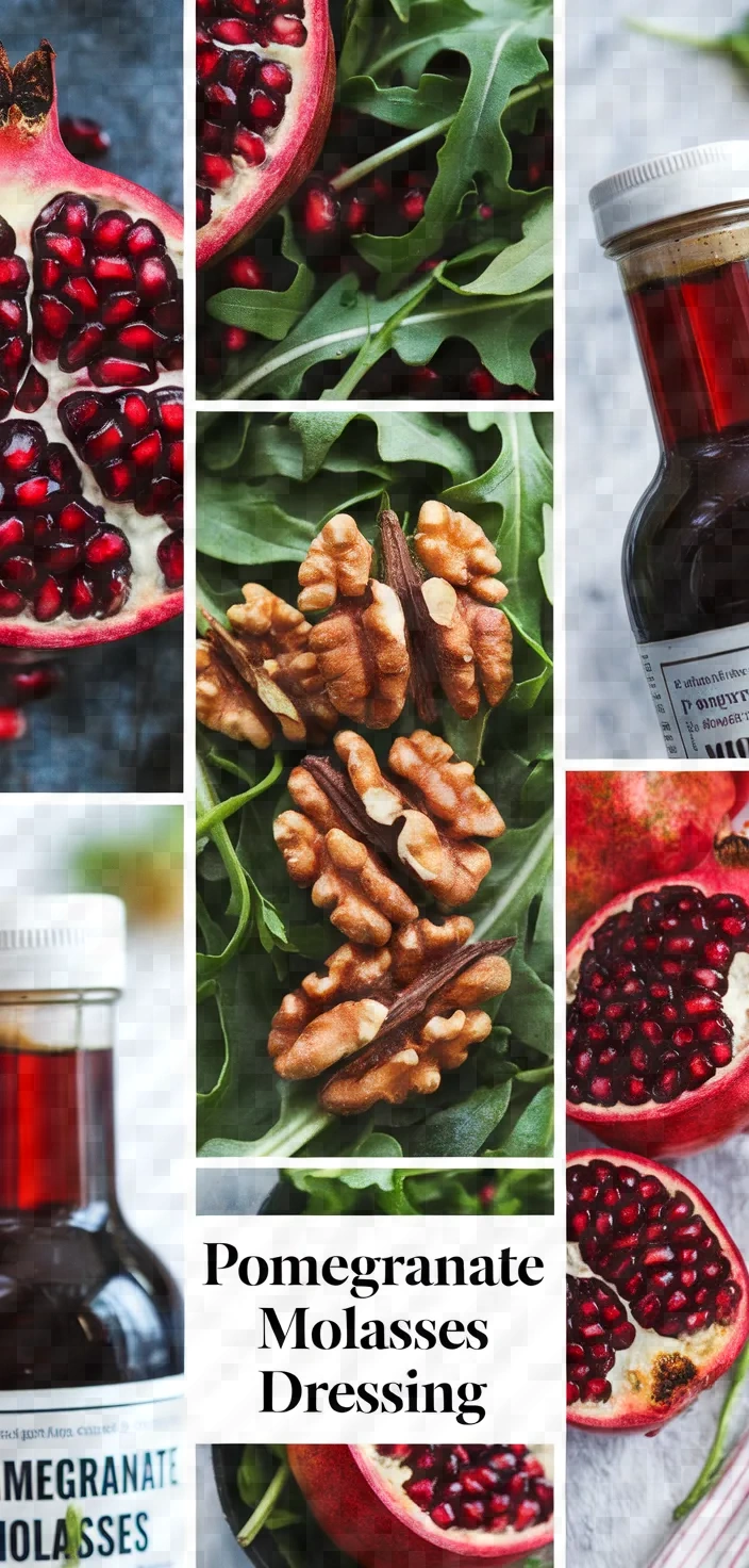 A photo of Pomegranate Molasses Salad Dressing Recipe