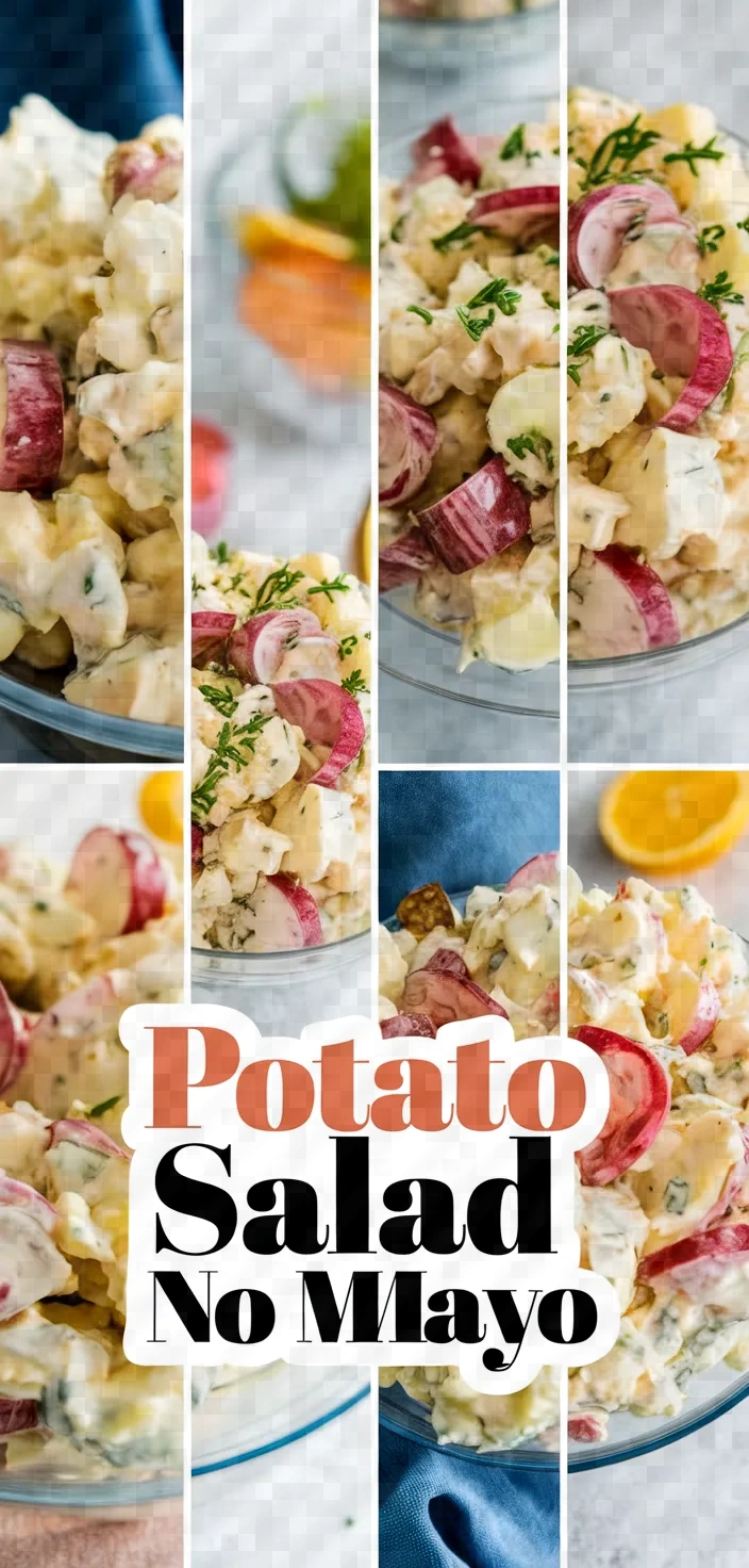 A photo of Potato Salad Without Mayo Recipe