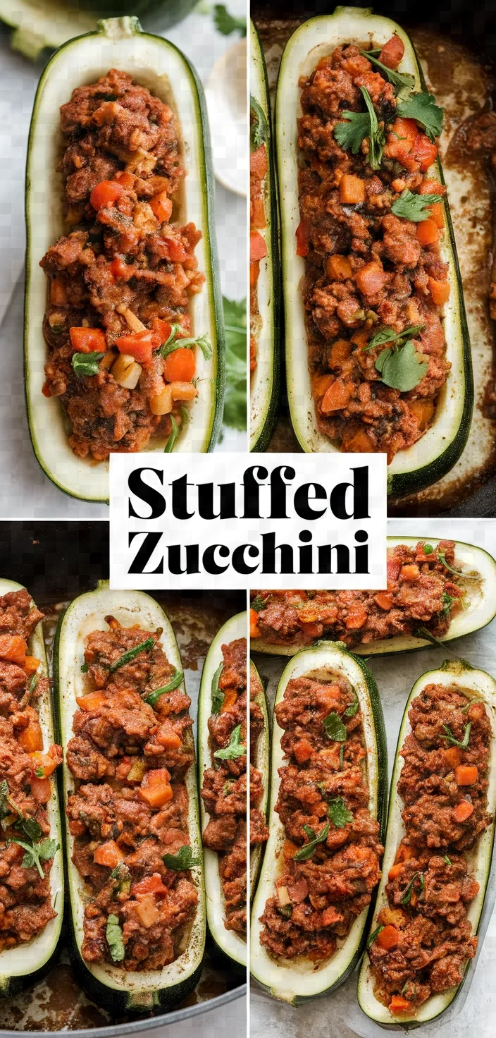 A photo of Stuffed Zucchini Recipe